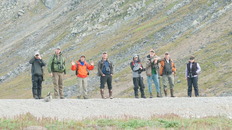 The birders. Photo Aaron Lang.