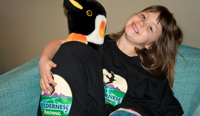 The Wilderness Birding Adventures T-Shirt! Get one and support Audubon Alaska!