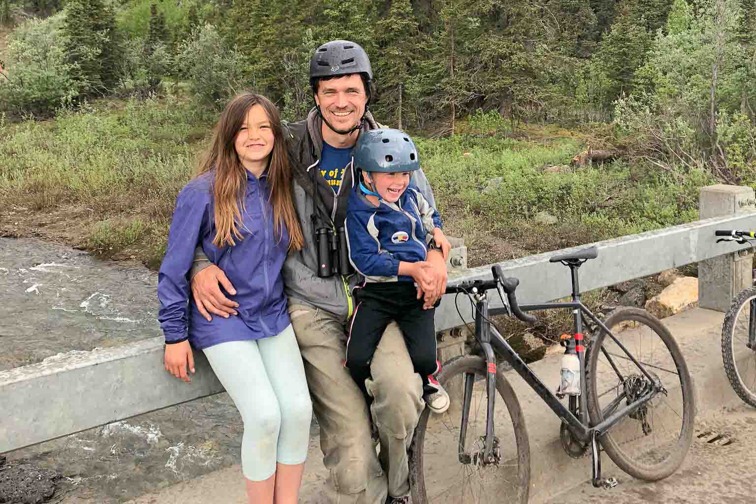 Biking in Denali National Park, Alaska